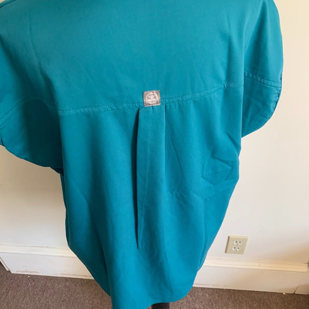 NiaaHinn Size XL(US 10) Teal Scrub Top - Picture 5 of 5
